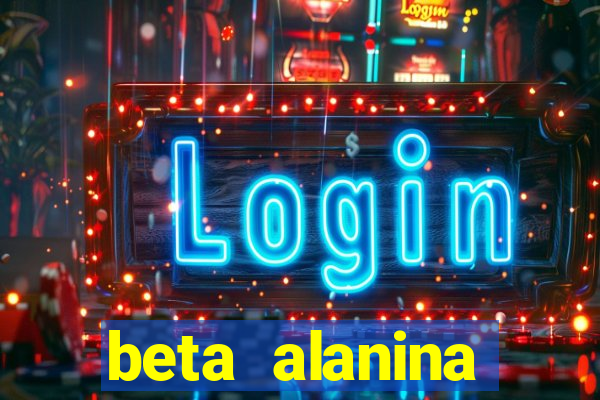 beta alanina aumenta a pressao